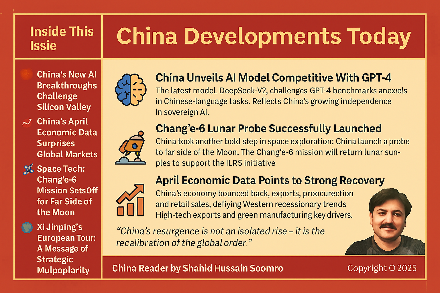 China Developments Today – May 17, 2025 China Reader by Shahid Hussain Soomro