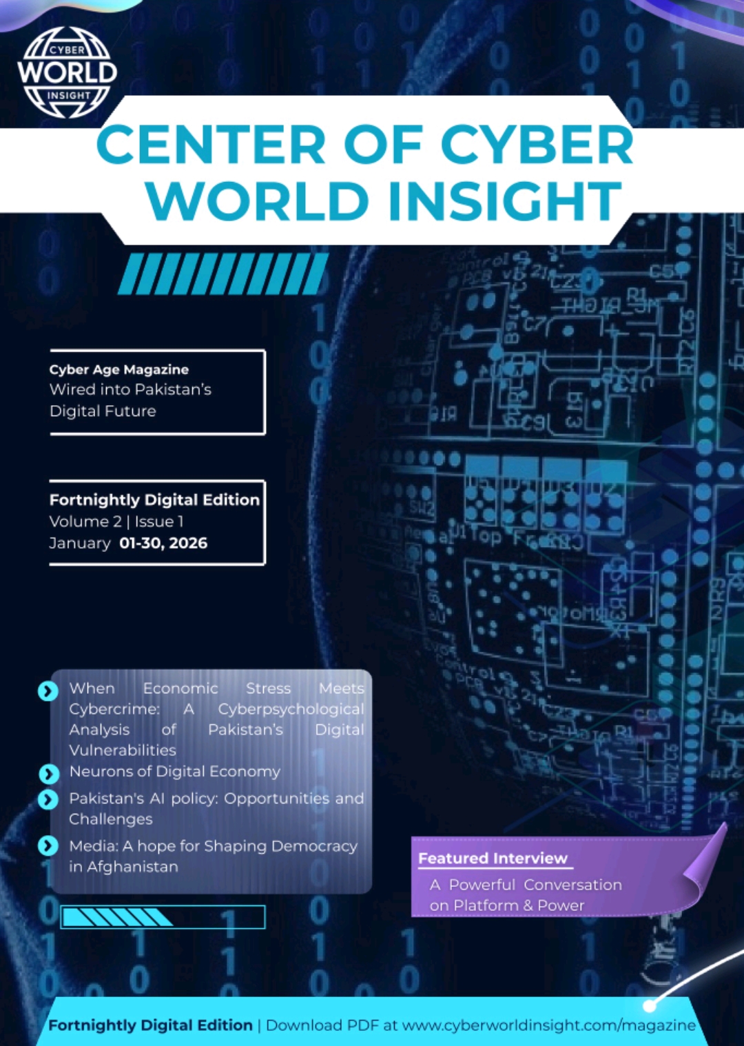 CyberAge Magazine Volume 02, Issue 01 | The Center of Cyber World Insight